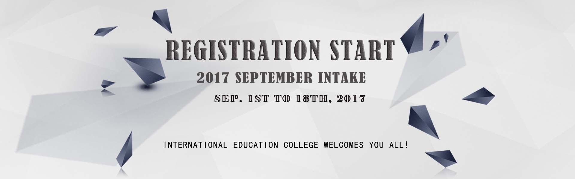 Registration Time for International Students