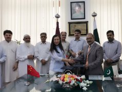 LNCU Delegation Visits Islamia College of Peshawar in Pakistan