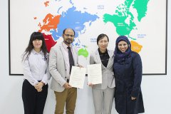 The Delegation of Global Education Consultant from Bangladesh Visits LNCU