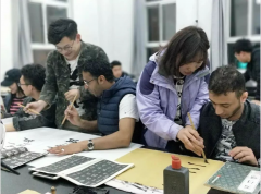 International Students Become New Members in Calligraphy Community of LNCU