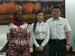 The Delegation from Global Education Link Ltd Visited LNCU