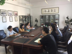 Teachers of Chinese as a Second Language of International Education College prepare lessons collectively