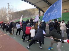 International Students Participated Tug-of-War Competition