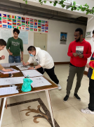 IEC Chinese Calligraphy Practice was Held